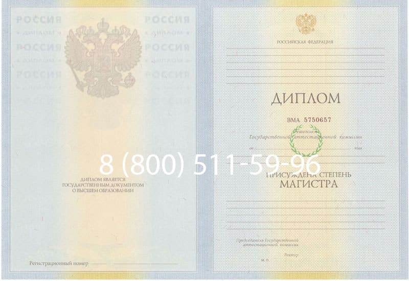 Купить Диплом магистра 2010-2011 годов в Таганроге